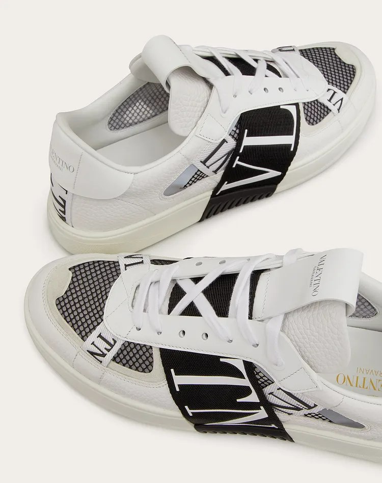  Giày Nam Valentino VL7N Low Top 'White Black' 