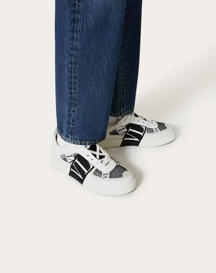  Giày Nam Valentino VL7N Low Top 'White Black' 