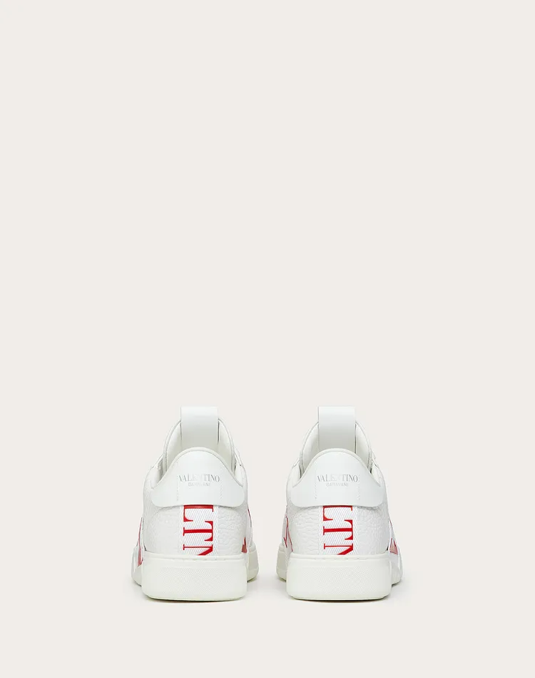  Giày Nam Valentino VL7N Low Top Calfskin 'White Red' 