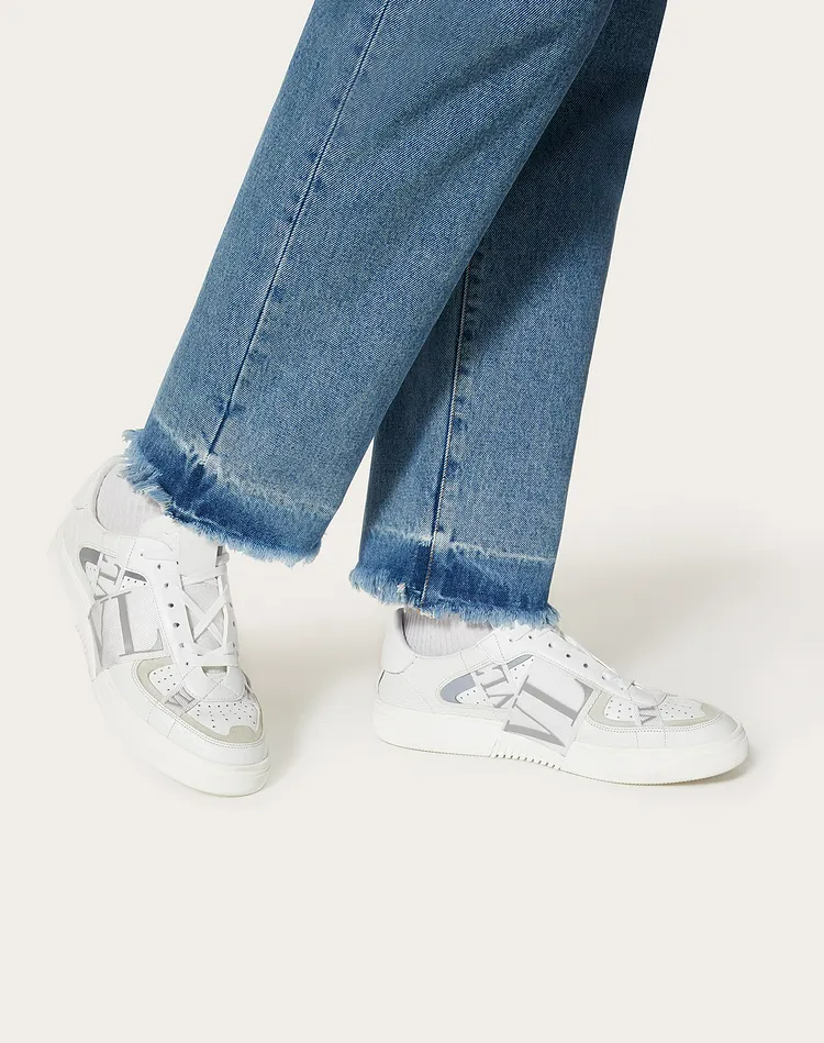  Giày Nam Valentino VL7N Low Top Calfskin 'White' 