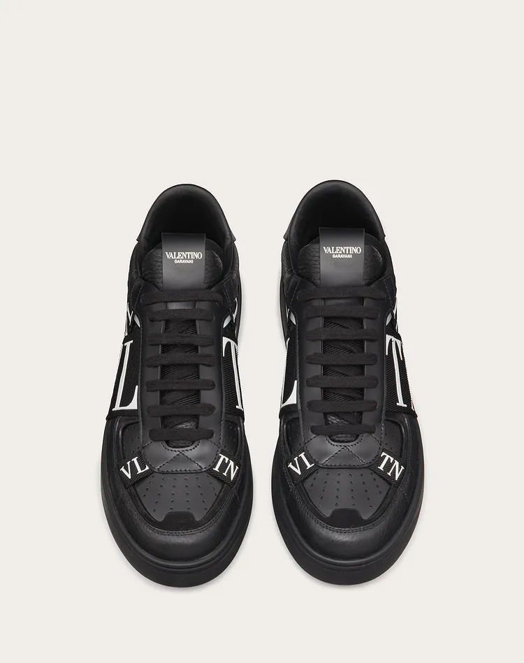  Giày Nam Valentino VL7N Low Top Calfskin 'Black' 