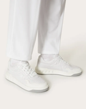  Giày Nam Valentino One Stud Nappa Low Top 'White' 