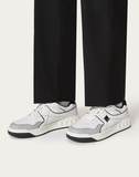  Giày Nam Valentino One Stud Nappa Low Top 'White Black' 