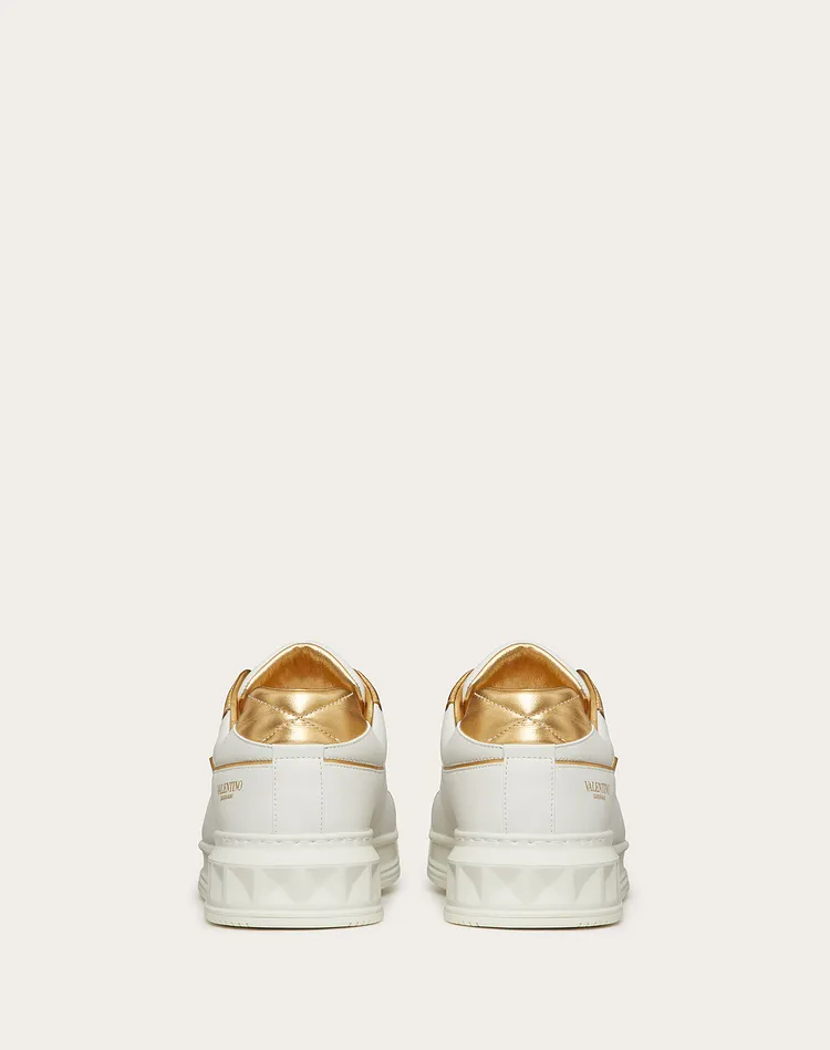  Giày Nam Valentino One Stud Nappa Antique 'Brass' 