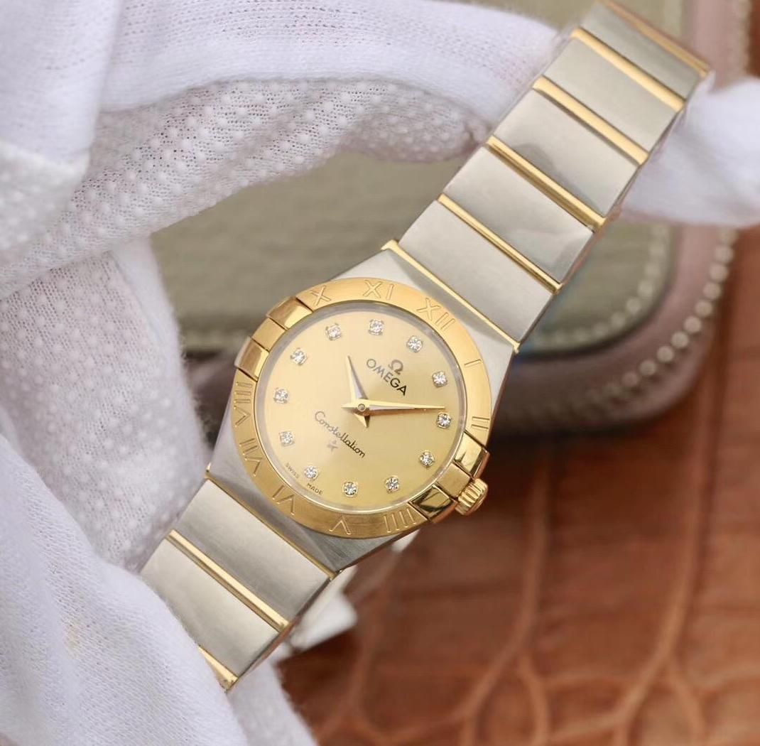  Đồng Hồ Nữ OMEGA Constellation Mother of Pearl Dial 