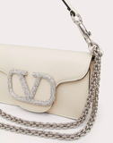  Túi Nữ Valentino Locò Small Jewel Logo 'Light Ivory' 