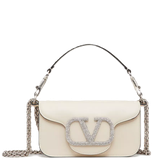  Túi Nữ Valentino Locò Small Jewel Logo 'Light Ivory' 