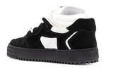  Giày Nữ Off-White Arrows Logo Mid Top 'Black White' 