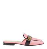  Giày Nữ Gucci Slipper With Double G Leather 'Pink' 
