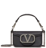  Túi Nữ Valentino Locò Chain And Jewel Logo 'Black' 