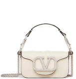  Túi Nữ Valentino Locò Jewel Logo 'Light Irovy' 