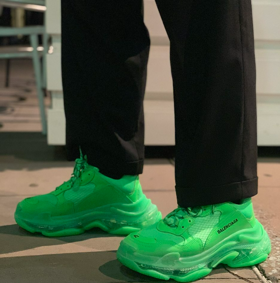 Balenciaga Triple S Lime Green