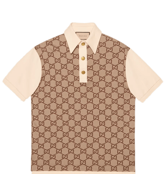  Áo Nam Gucci Jumbo GG Polo 'Monogram' 