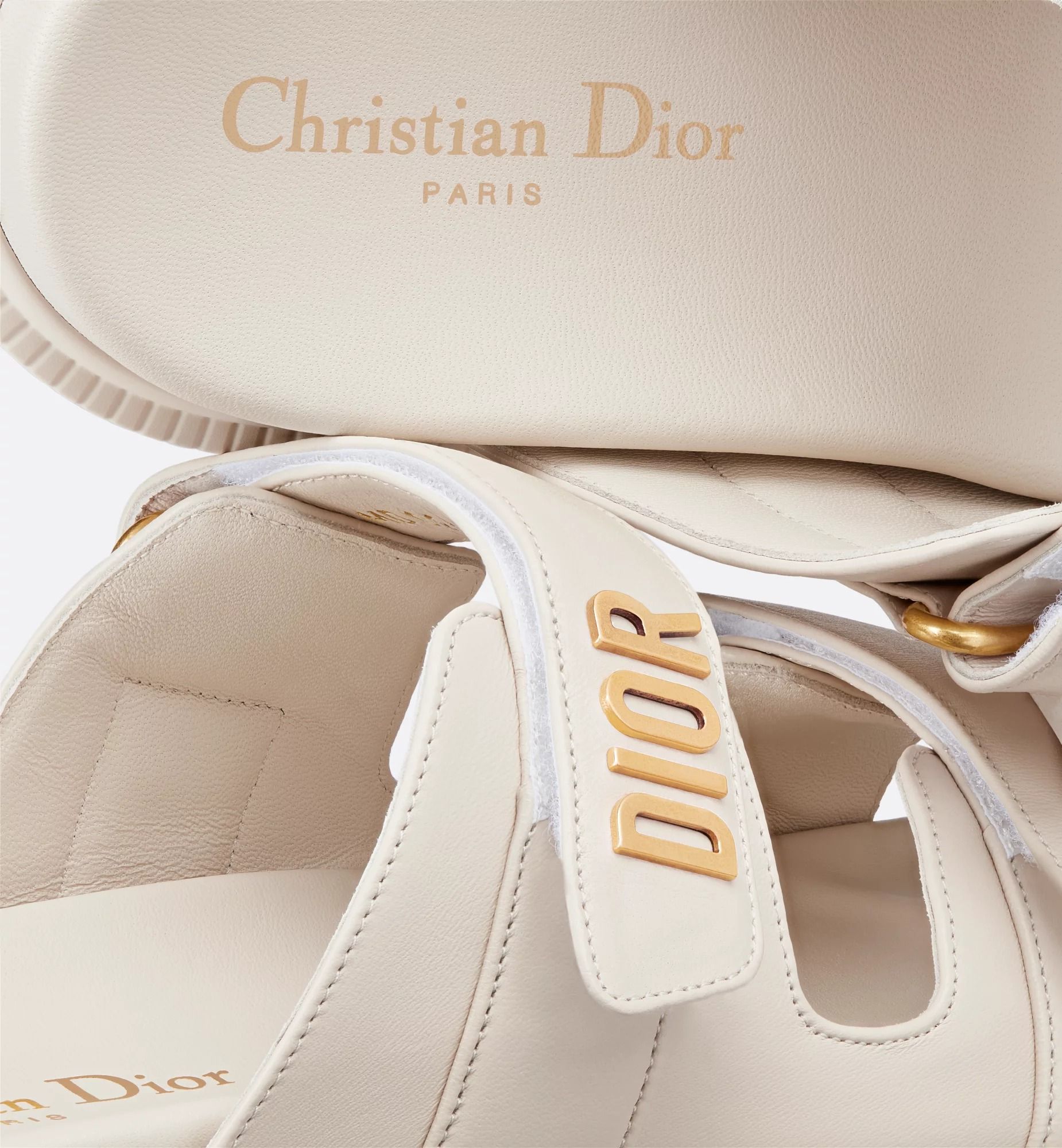  Dép Nữ Dior Dioract Slide 'White' 