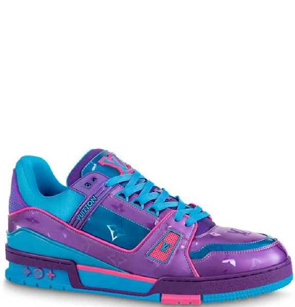  Giày Nam Louis Vuitton LV Trainers 'Blue' 