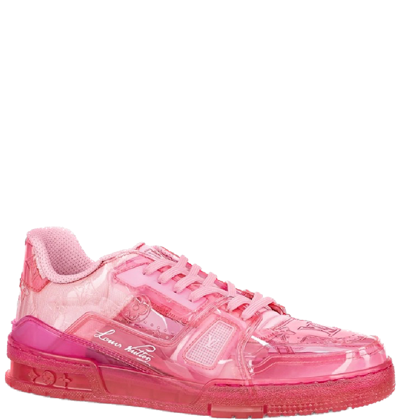  Giày Nam Louis Vuitton LV Trainers 'Pink' 