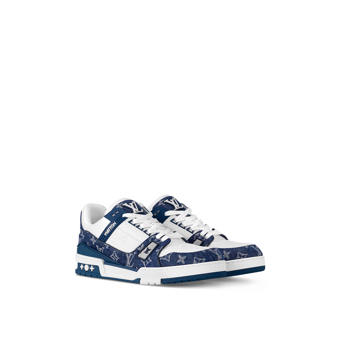  Giày Nam Louis Vuitton LV Trainers 'Blue' 