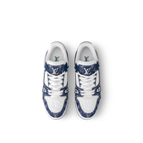  Giày Nam Louis Vuitton LV Trainers 'Blue' 