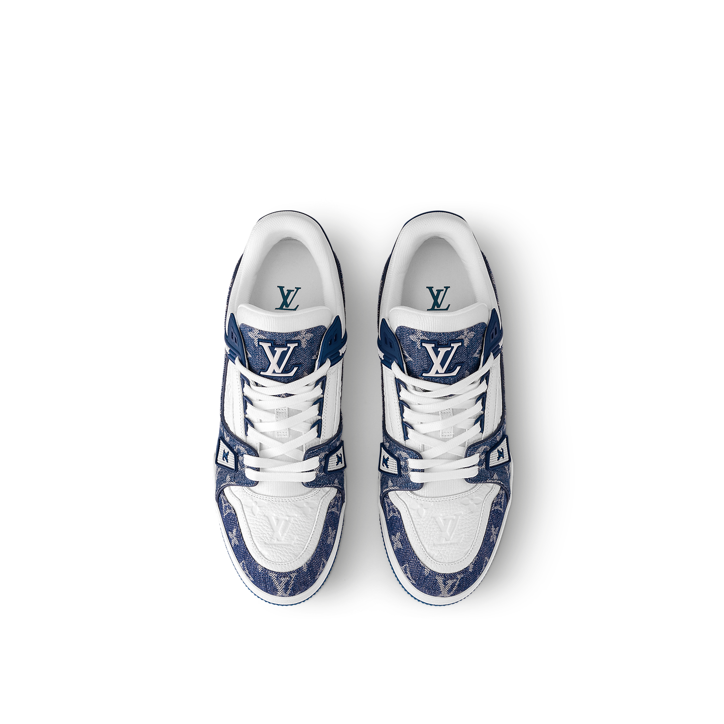  Giày Nam Louis Vuitton LV Trainers 'Blue' 
