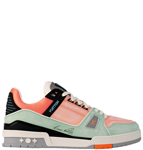  Giày Nam Louis Vuitton LV Trainers 'Orange' 