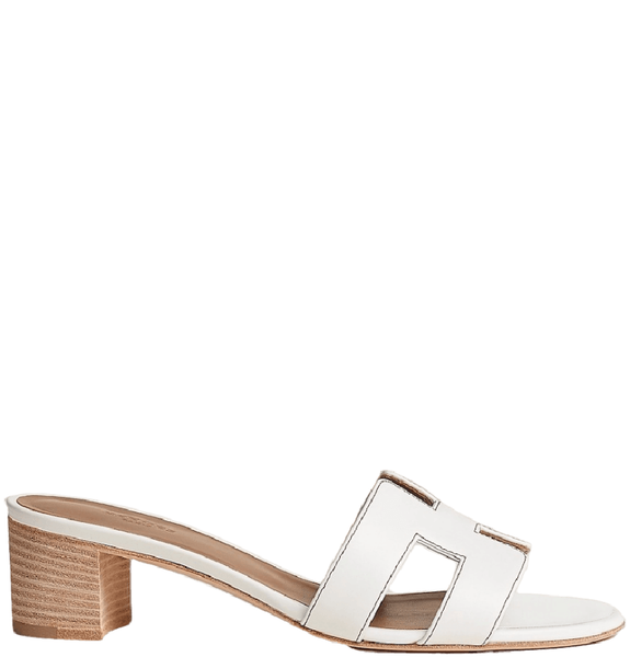  Giày Nữ Hermes Oasis Sandal 'Blanc' 