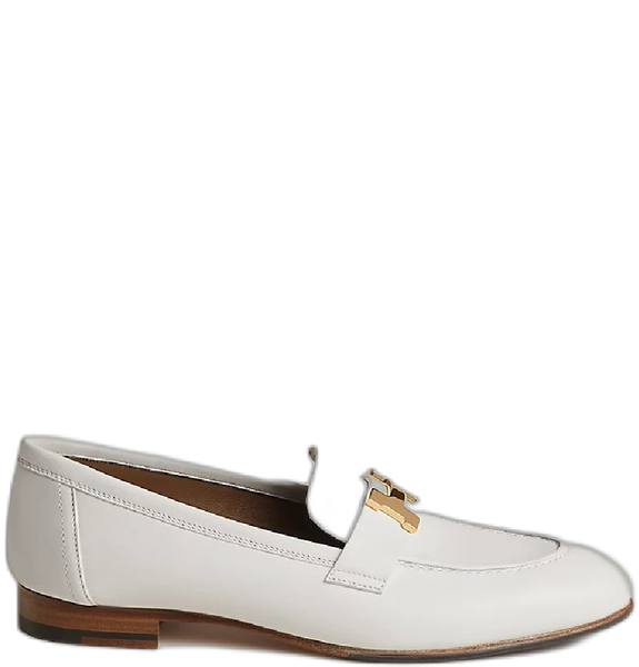  Giày Nữ Hermes Paris Loafer 'Blanc' 