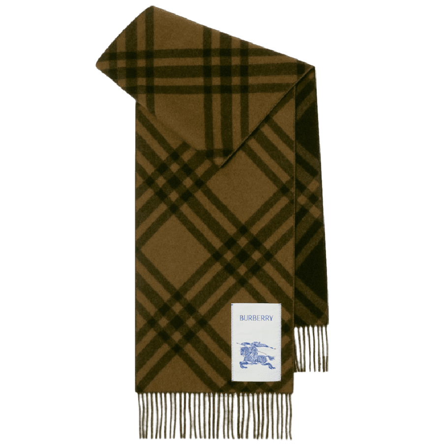  Khăn Burberry Check Cashmere Scarf 'Camp' 