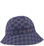  Mũ Gucci GG Canvas Bucket 'Blue' 