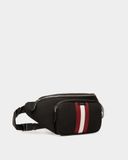  Túi Bally Code Belt Bag In Nylon 'Black' 