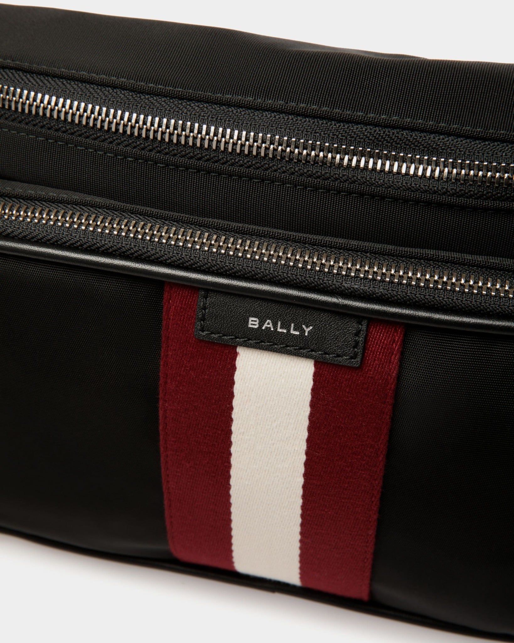  Túi Bally Code Belt Bag In Nylon 'Black' 