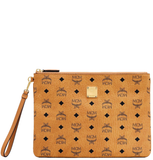  Túi MCM Wristlet Zip Pouch 'Cognac' 