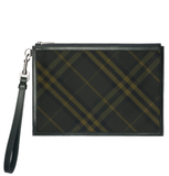  Túi Nam Burberry Check Zip Pouch 'Shadow' 