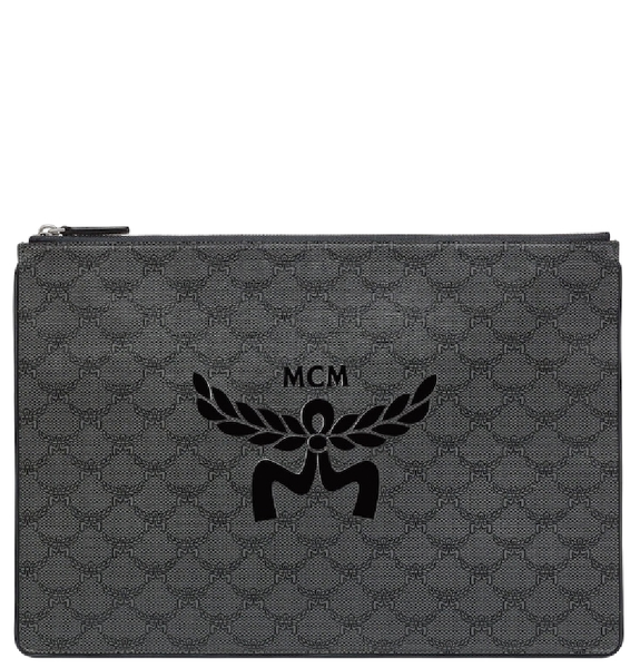  Túi Nam MCM Himmel Zip Pouch 'Grey' 