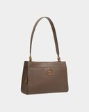  Túi Nữ Bally Emblem Shoulder Bag 'Beige' 