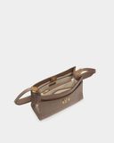  Túi Nữ Bally Emblem Shoulder Bag 'Beige' 
