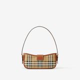  Túi Nữ Burberry Check Sling Bag 'Beige' 