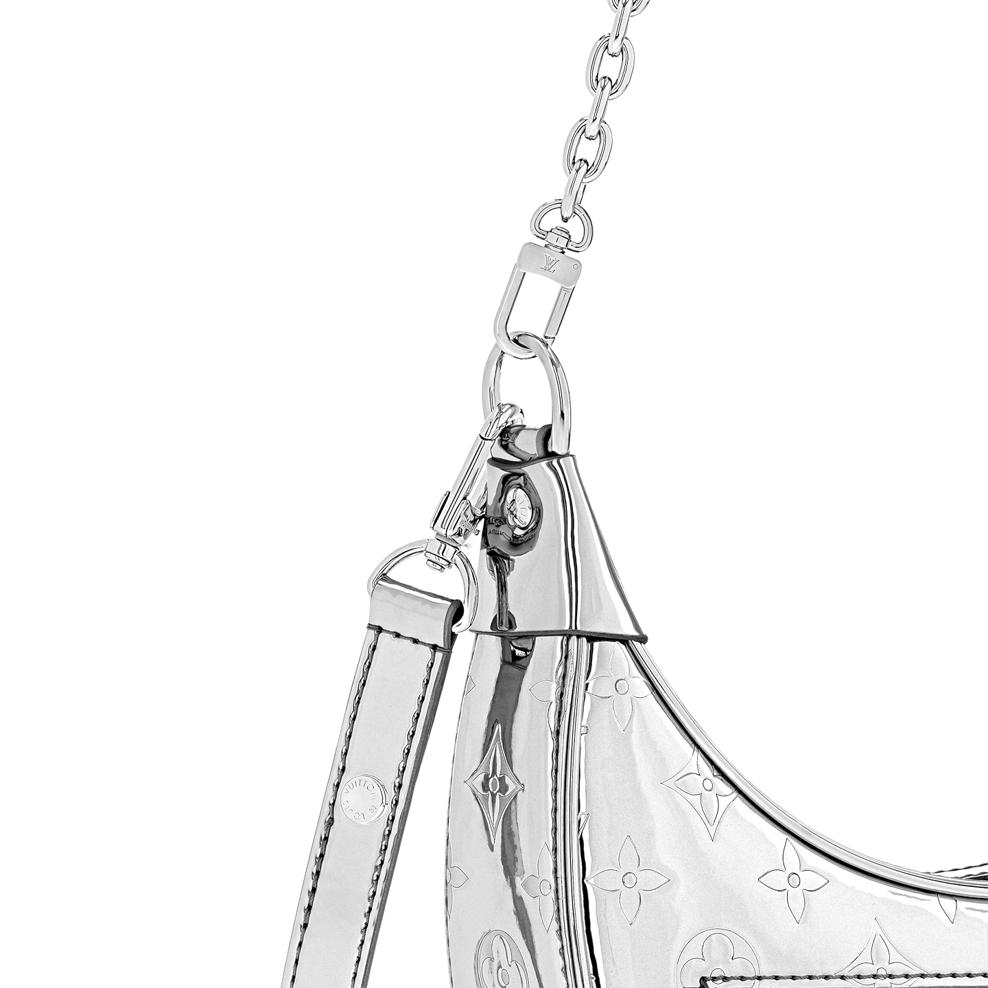  Túi Nữ Louis Vuitton Loop PM Bag 'Silver' 