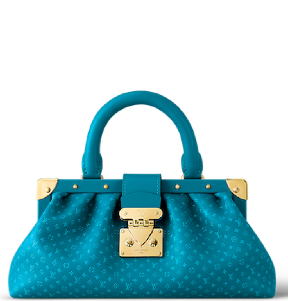  Túi Nữ Louis Vuitton Monogram Clutch 'Blue' 