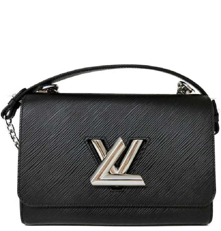 LOUIS VUITTON Twist MM Bag Epi Black REAWAKE #24 LOUIS VUITTON Twist MM Bag Epi Black REAWAKE