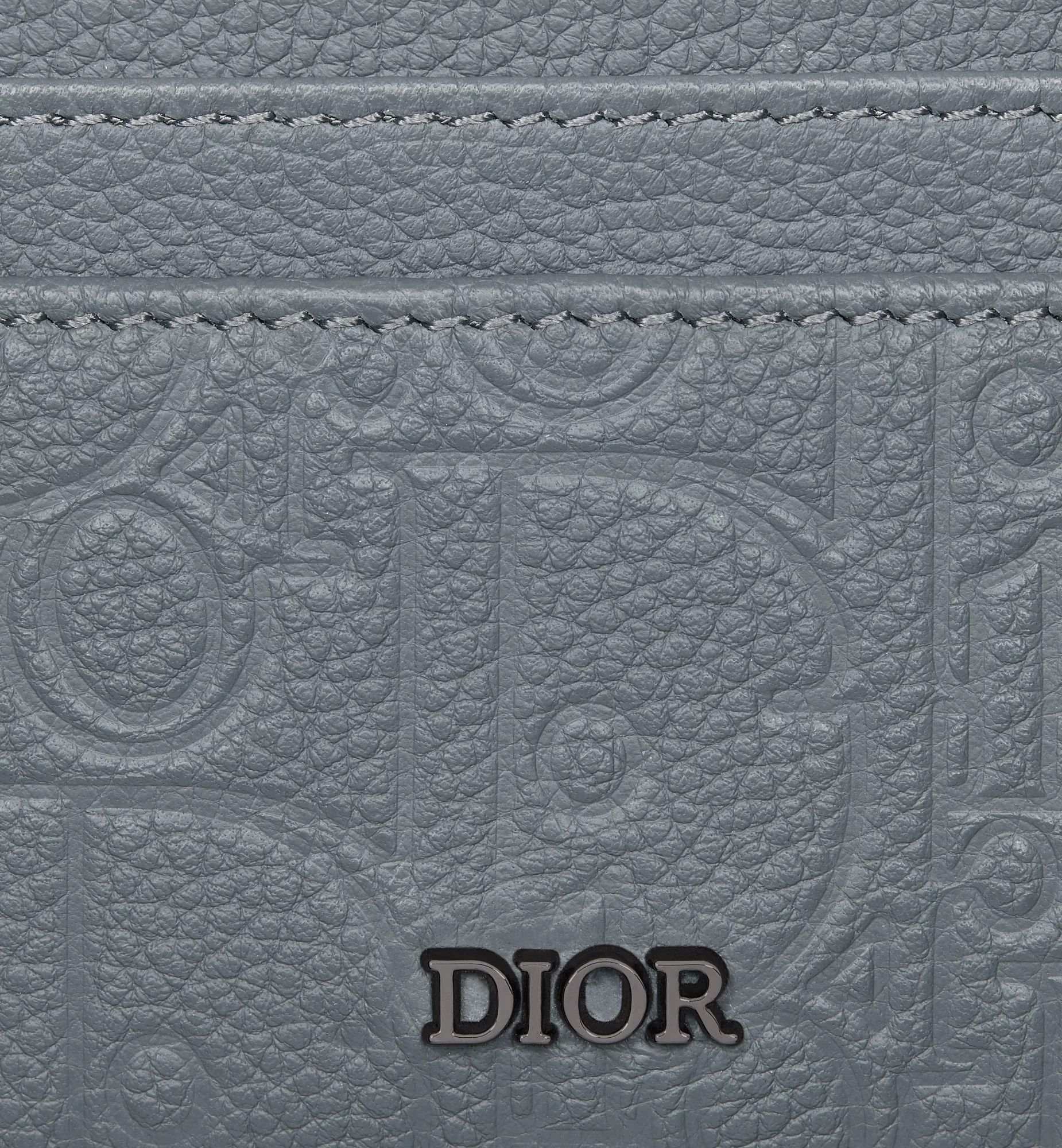  Ví Dior Card Holder 'Deep Gray' 