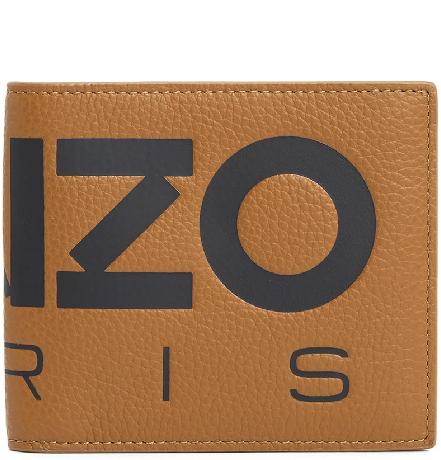  Ví Nam Kenzo Logo Wallet 'Brown' 