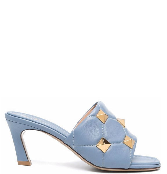  Giày Valentino Roman Stud Leather Mules 