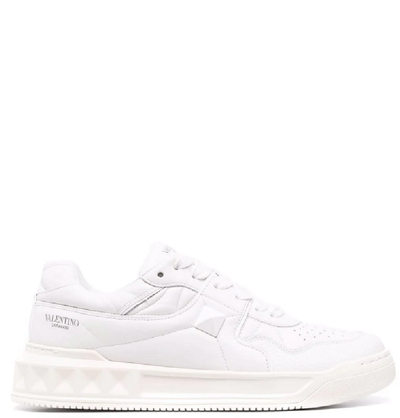  Giày Valentino One Stud Low-Top Lace-Up Sneakers 'White' 