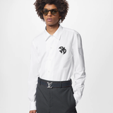  Áo Louis Vuitton Nam Bird Shirt 'White' 