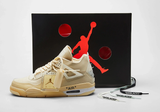  Giày Nike Air Jordan 4 Retro Off-White 'Sail' 