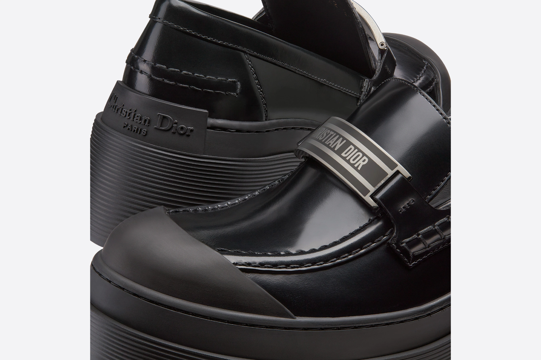 Giày Nữ Dior Code Loafer 'Black' KDB749ACA-S20X – LUXITY