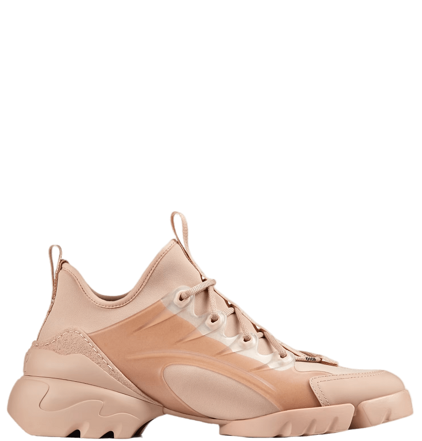 DConnect Sneaker Nude Technical Fabric with Dior Union Print DIOR CH #42 DConnect Sneaker Nude Technical Fabric with Dior Union Print DIOR CH