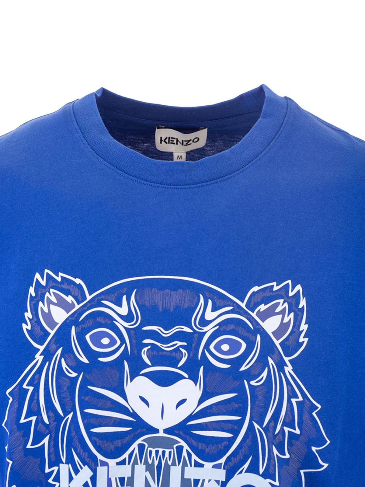 o Nam Kenzo Classic Tee Blue FB55TS0204YA 71 LUXITY