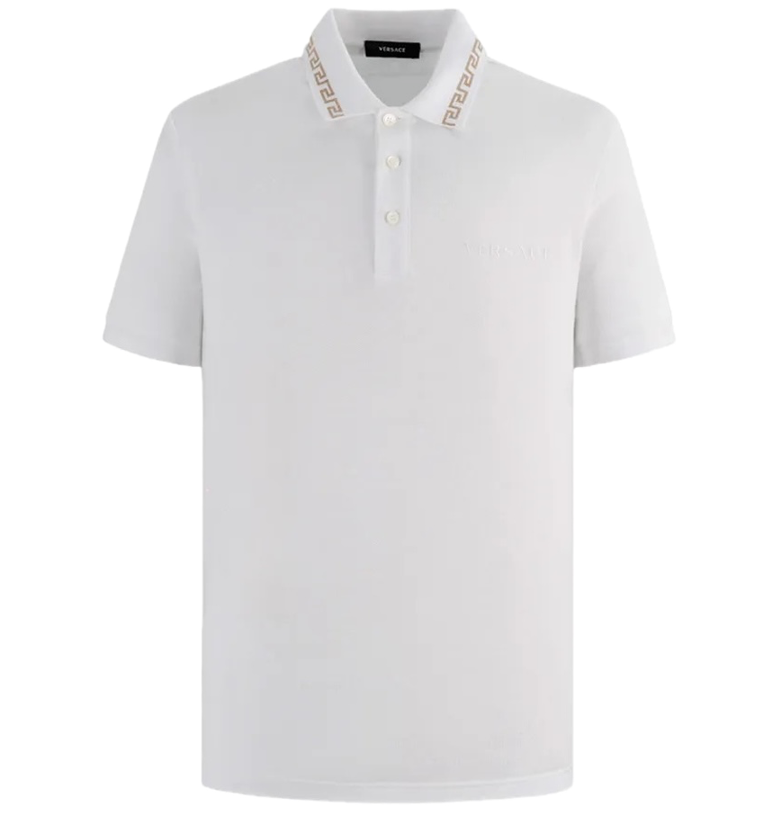  Áo Nam Versace Polo 'White' 