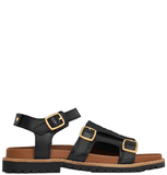  Dép Nữ Celine Mino Sandal 'Black' 